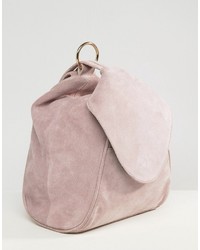 Женский светло-фиолетовый замшевый рюкзак от Asos