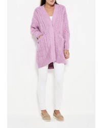 Женский светло-фиолетовый кардиган от Brusnika