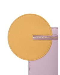 Светло-фиолетовый кожаный клатч от Roksanda