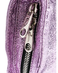 Светло-фиолетовый кожаный клатч от Zilla