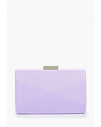 Светло-фиолетовый кожаный клатч от Olga Berg
