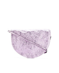 Светло-фиолетовый кожаный клатч от Zilla