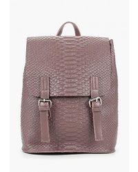 Женский светло-фиолетовый кожаный рюкзак от Roberto Jolini