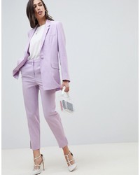 Женский светло-фиолетовый пиджак от ASOS DESIGN