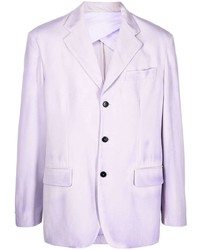 Мужской светло-фиолетовый пиджак от MSGM