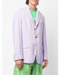 Мужской светло-фиолетовый пиджак от MSGM