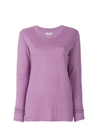 Женский светло-фиолетовый свитер с круглым вырезом от Isabel Marant Etoile