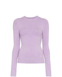 Женский светло-фиолетовый свитер с круглым вырезом от JoosTricot