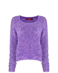 Женский светло-фиолетовый свитер с круглым вырезом от Sies Marjan