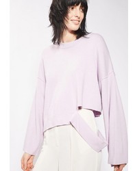 Женский светло-фиолетовый свитер с круглым вырезом от Topshop