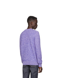 Мужской светло-фиолетовый свитшот от A.P.C.