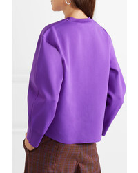 Женский светло-фиолетовый свитшот от Tibi