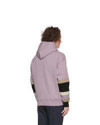 Мужской светло-фиолетовый худи с принтом от JW Anderson