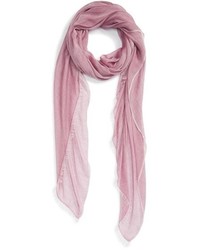 Светло-фиолетовый шелковый шарф