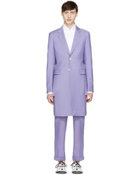 Мужской светло-фиолетовый шерстяной пиджак от Comme des Garcons