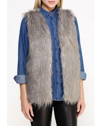 Женская серая безрукавка от Troll