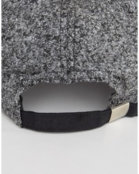 Мужская серая бейсболка от Asos