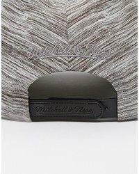 Мужская серая бейсболка от Mitchell & Ness