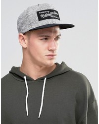 Мужская серая бейсболка от Mitchell & Ness