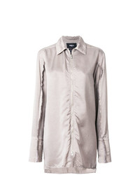 Серая блуза на пуговицах от Yang Li