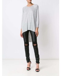 Серая блузка с длинным рукавом от Thomas Wylde