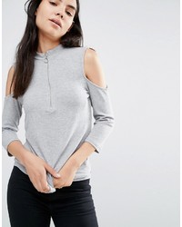 Серая блузка от Vero Moda