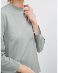 Серая блузка от Monki