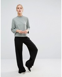 Серая блузка от Monki