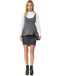 Серая блузка от Milly