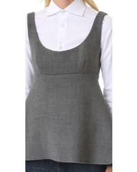 Серая блузка от Milly