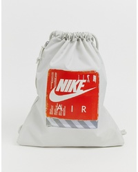 Серая большая сумка из плотной ткани с принтом от Nike