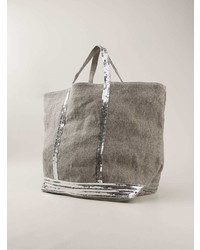 Серая большая сумка из плотной ткани от Vanessa Bruno