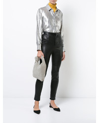 Серая большая сумка от Loeffler Randall