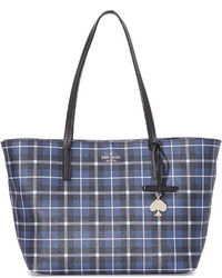 Серая большая сумка от Kate Spade