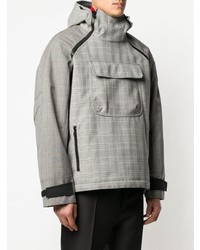 Мужская серая ветровка с принтом от Lanvin