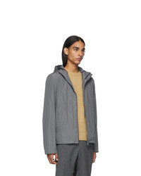 Мужская серая ветровка от Prada