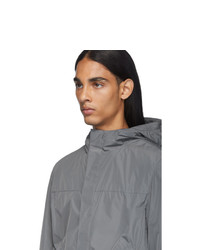Мужская серая ветровка от Prada
