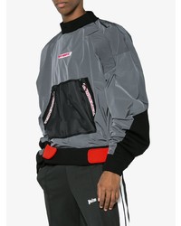 Мужская серая ветровка от Off-White