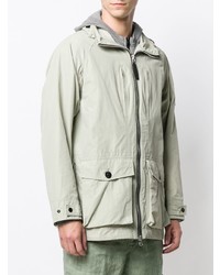 Мужская серая ветровка от Stone Island