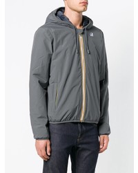 Мужская серая ветровка от K-Way