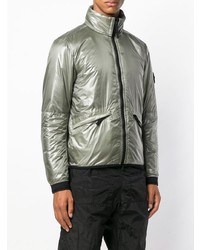 Мужская серая ветровка от Stone Island