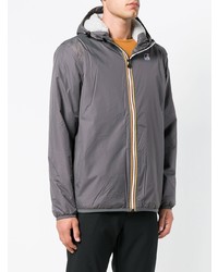Мужская серая ветровка от K-Way