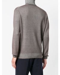 Мужская серая водолазка от Cruciani