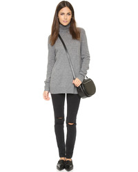 Женская серая водолазка от Equipment