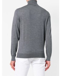 Мужская серая водолазка от Z Zegna