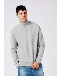 Мужская серая водолазка от Topman