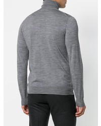 Мужская серая водолазка от Paolo Pecora