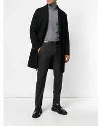 Мужская серая водолазка от Paolo Pecora