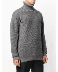 Мужская серая водолазка от Giorgio Armani