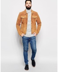 Мужская серая вязаная водолазка от Asos